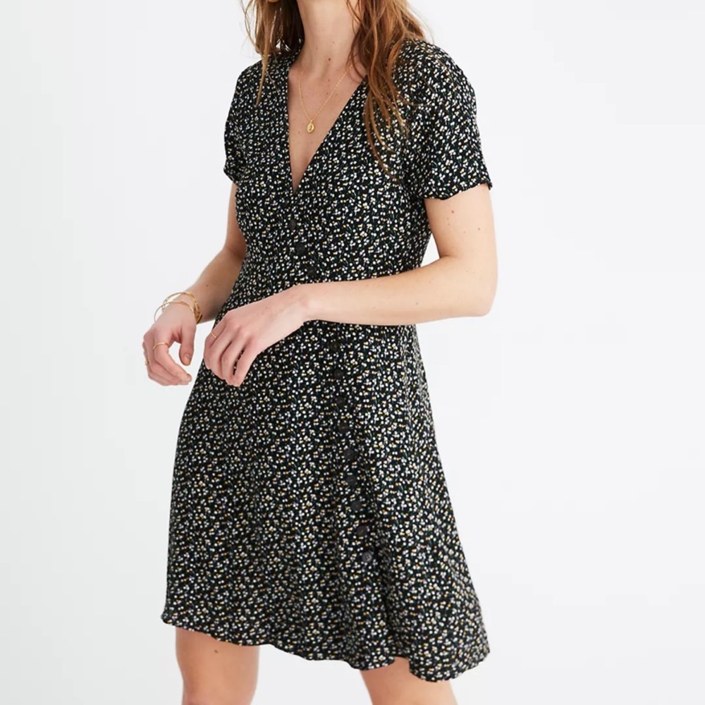 Button wrap playground posies dress